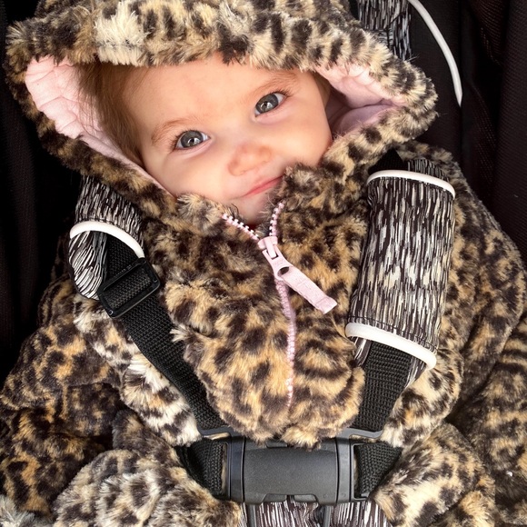 Carter's Baby Girls' Bundle Up Cozy Pram with Ears - Picture 5 of 5